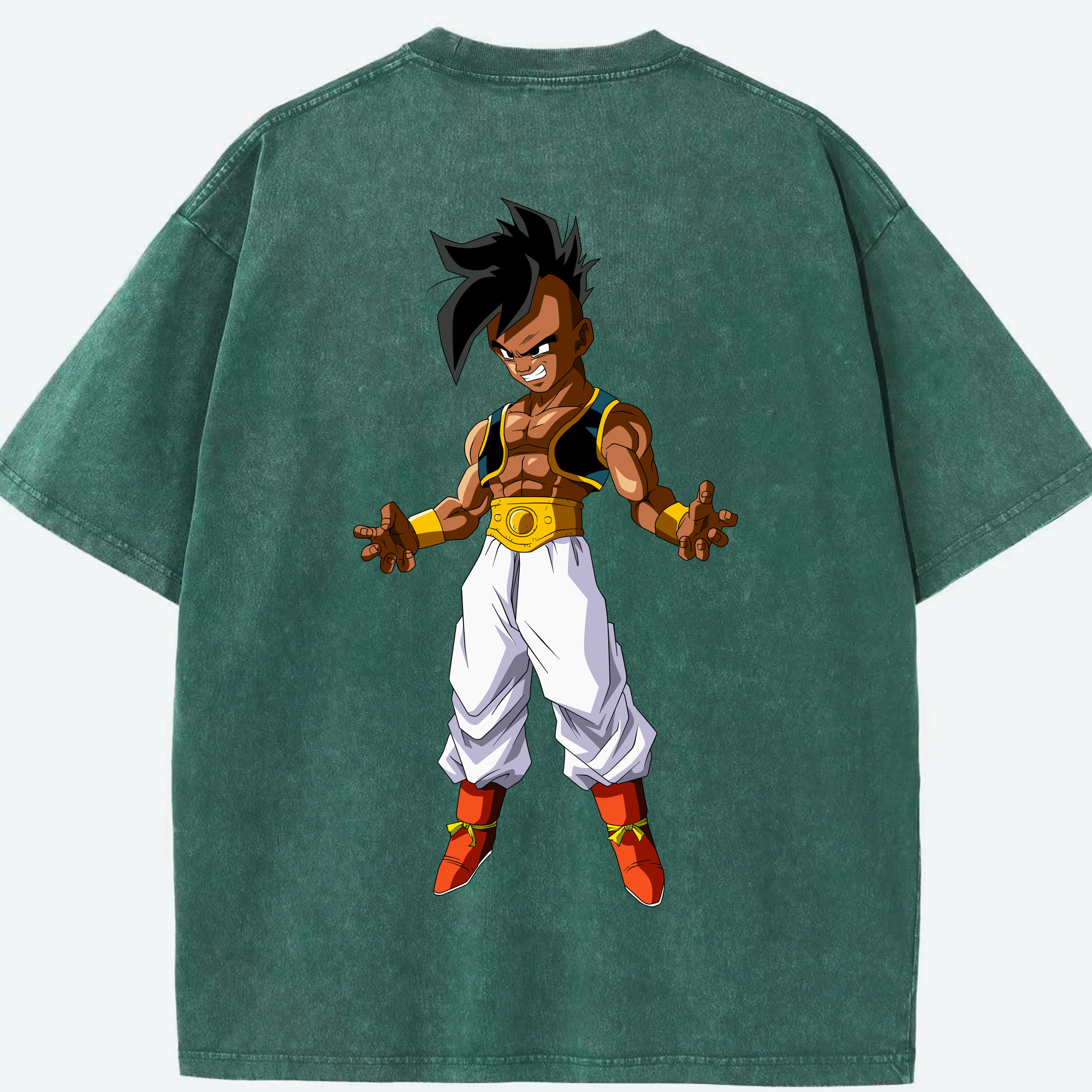 （画像用） ドラゴンボール DRAGON BALL 綿100% ヴィンテージ風 半袖Tシャツ（背面プリント）